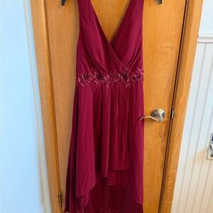 Ever Pretty NWT Burgundy High Low Dress